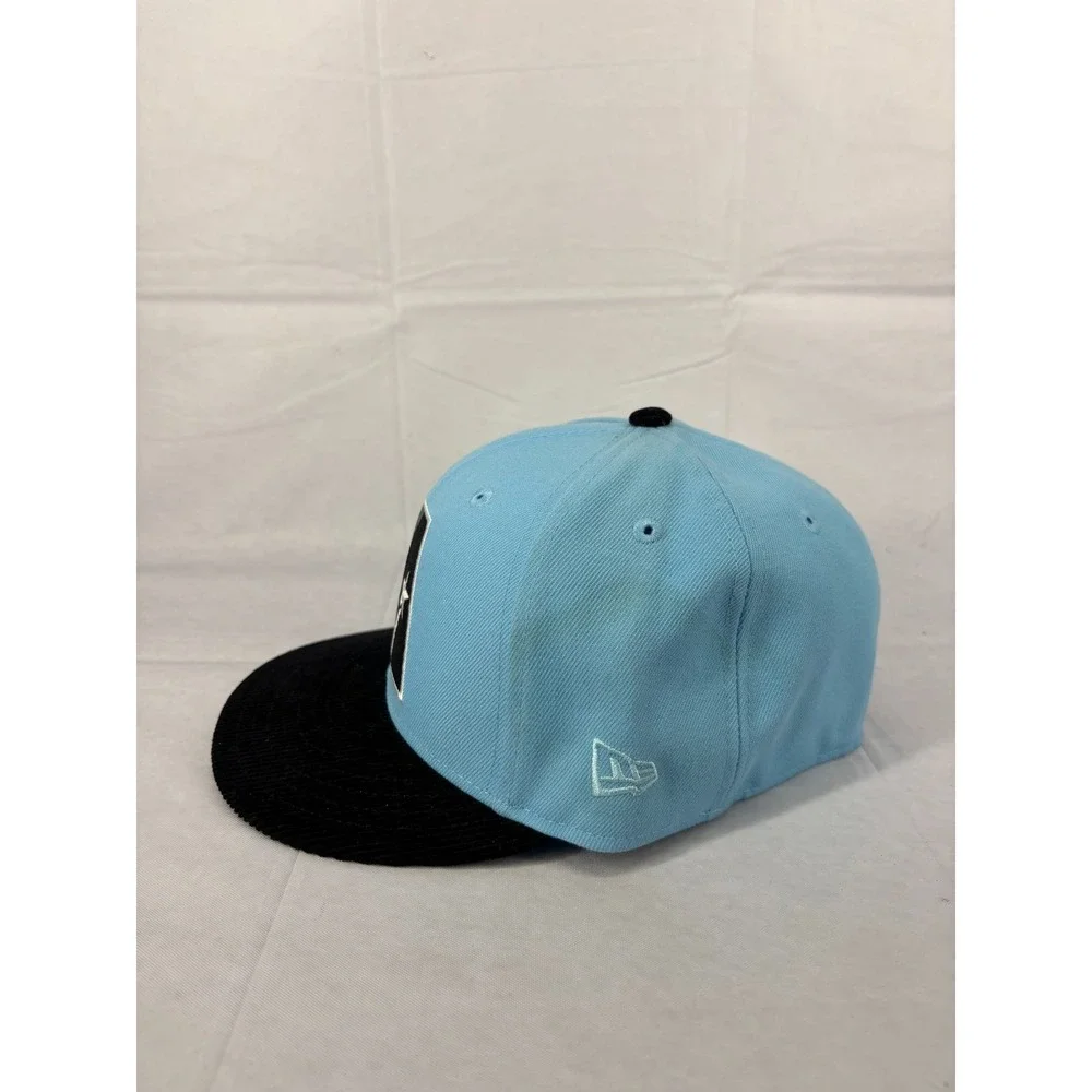 Houston Astros New Era 59FIFTY Hat Mens Light Blue 50th Anniversary 7 3/8 NWOT